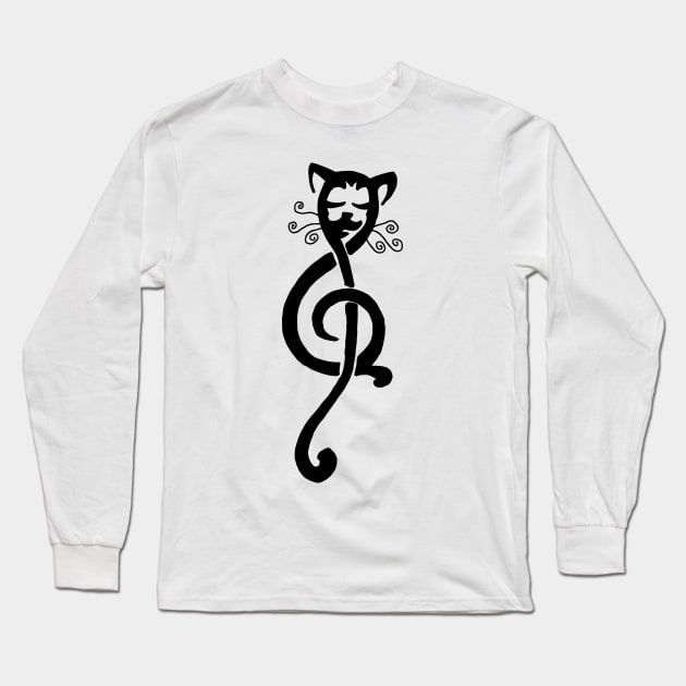 Musicat Long Sleeve T-Shirt by ElviraDraat